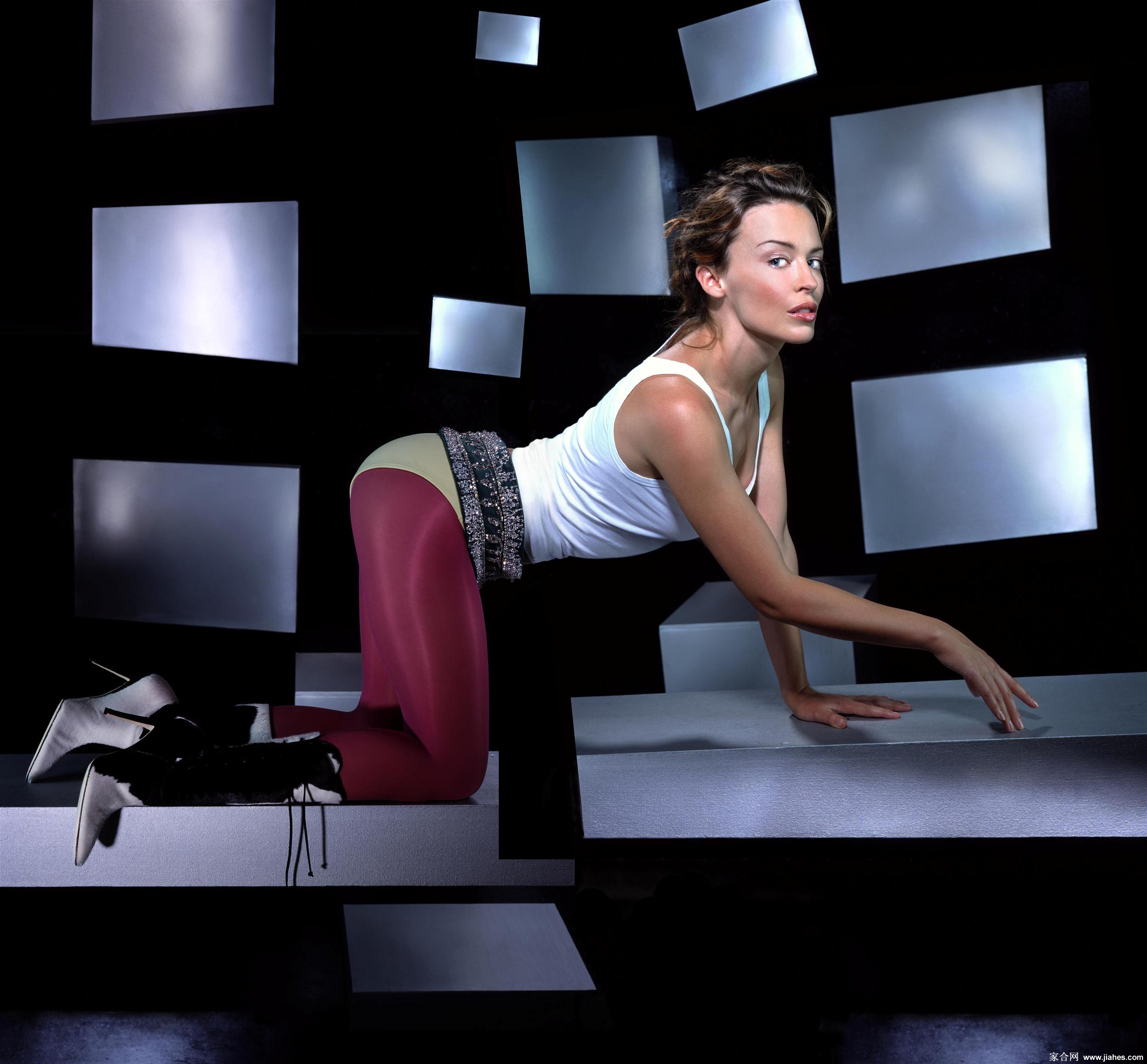 [CELEBRITY HOSIERY]Kylie Minogue in nylon stockings,pantyhose,tights[7]