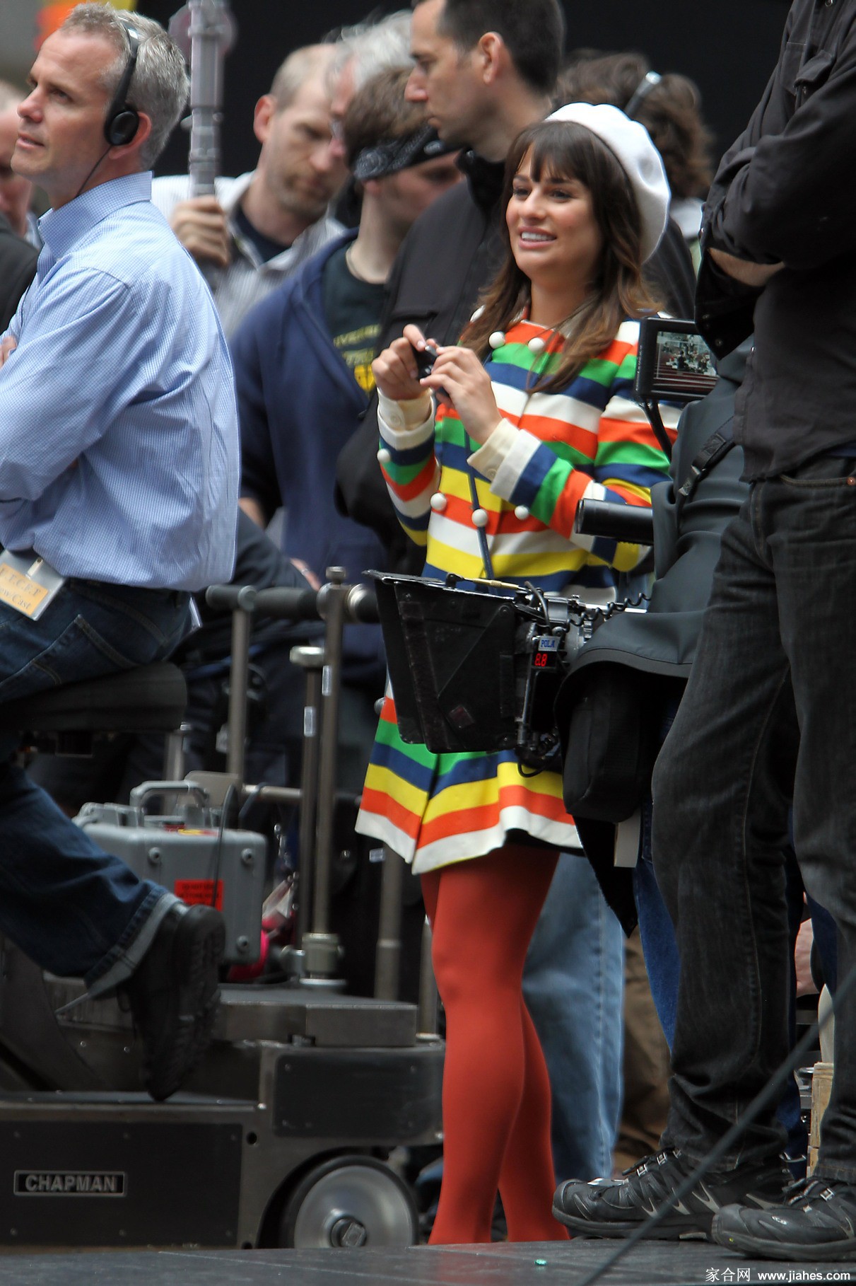 [CELEBRITY NYLON]Lea Michele in nylon stockings,pantyhose,tights[5]