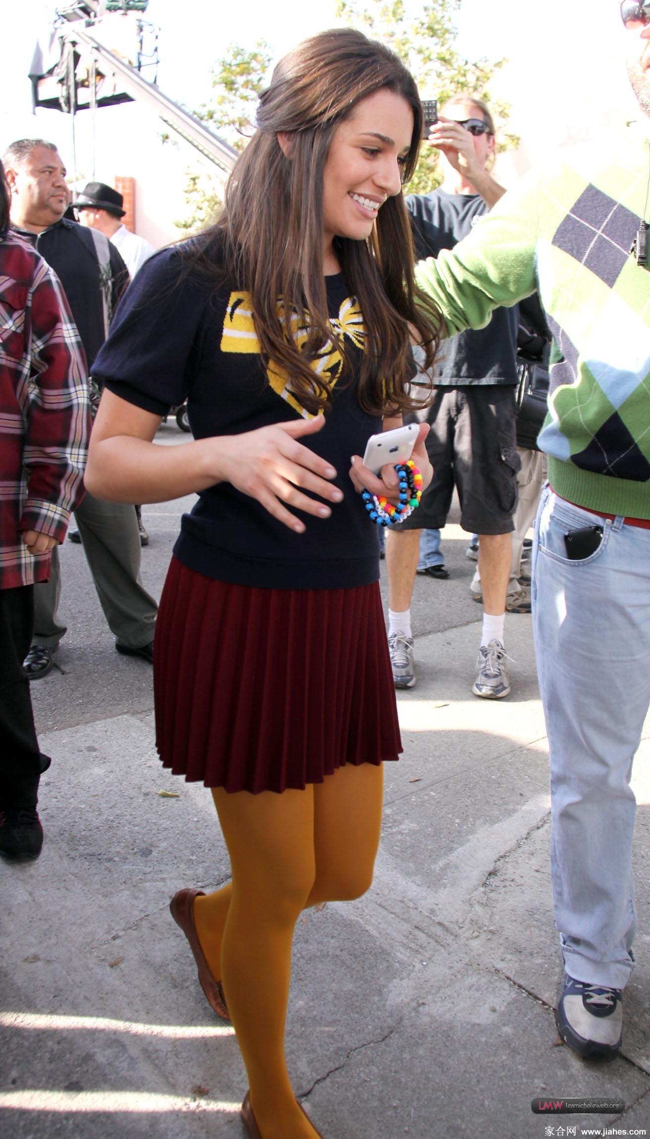 [CELEBRITY HOSIERY]Lea Michele in nylon stockings,pantyhose,tights 4[10]