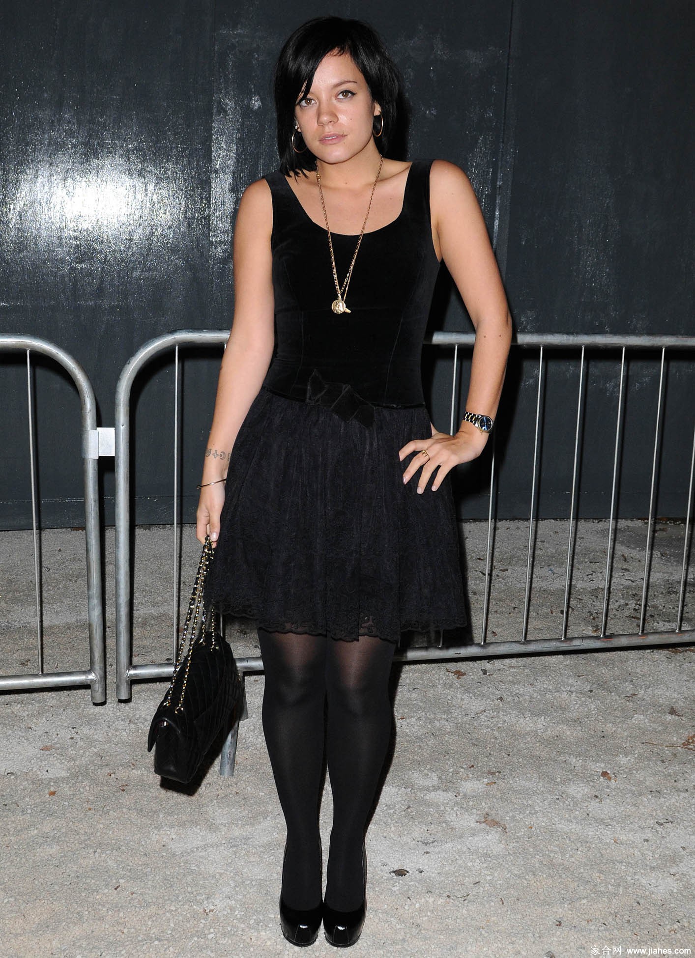 [CELEBRITY PANTYHOSE]Lily Allen in nylon stockings,pantyhose,tights 11[8]