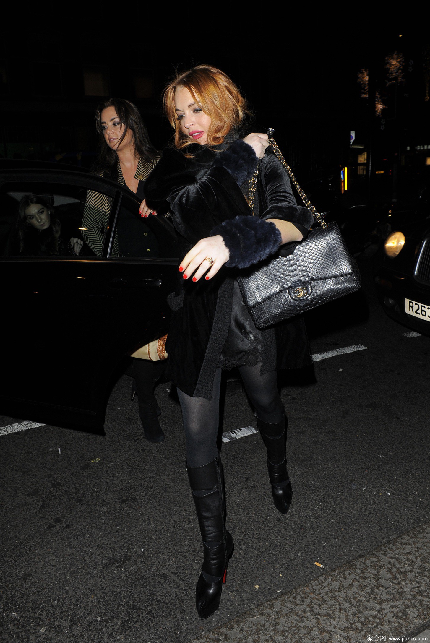 [CELEBRITY HOSIERY]Lindsay Lohan in nylon stockings,pantyhose,tights 3[10]