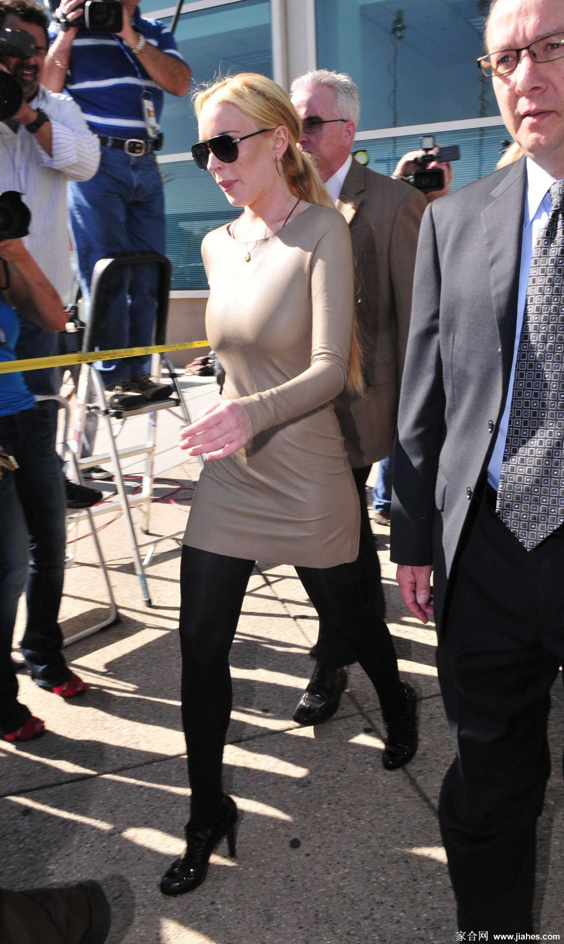 [CELEBRITY HOSIERY]Lindsay Lohan in nylon stockings,pantyhose,tights 13[5]