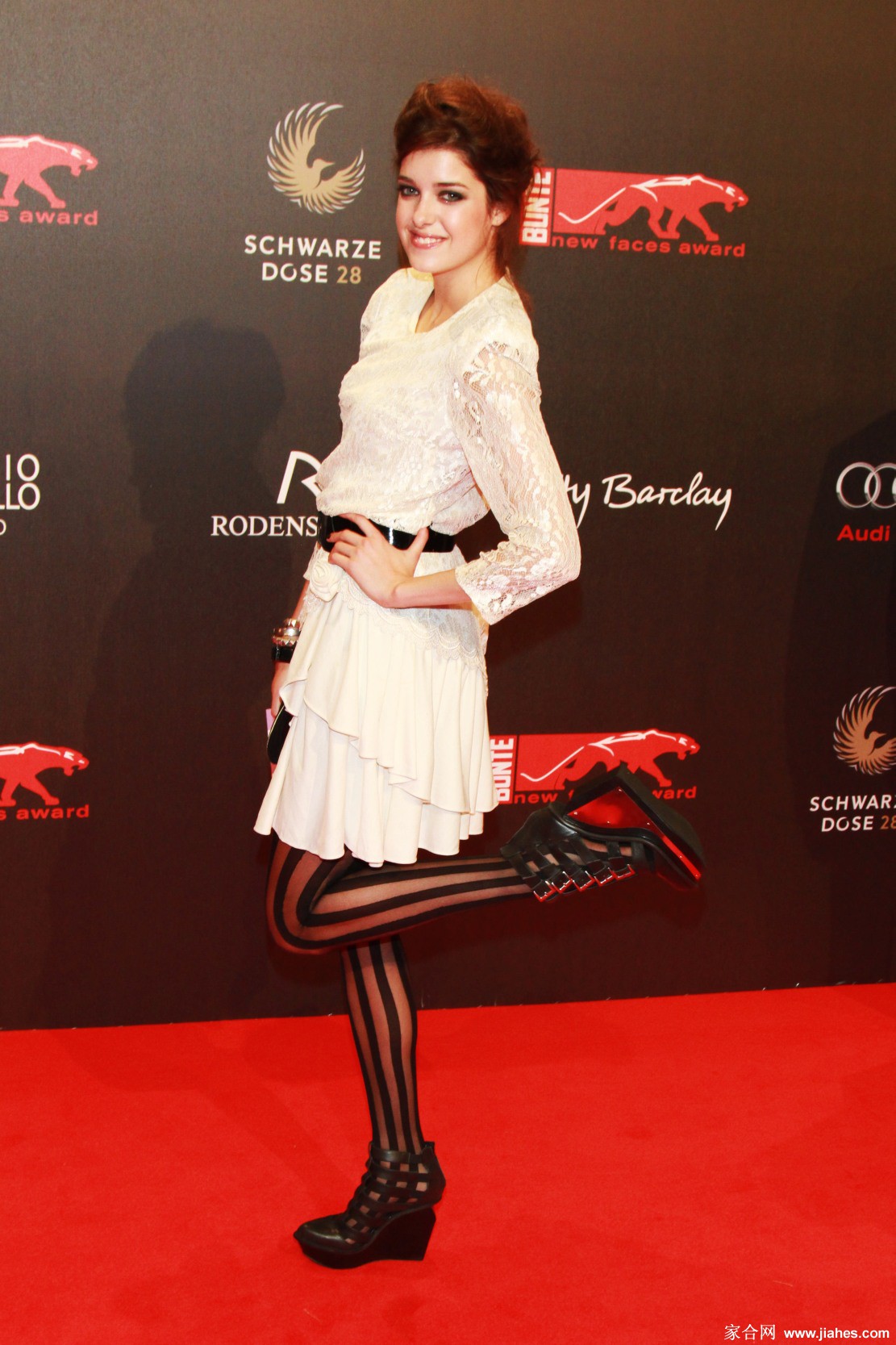 [CELEBRITY HOSIERY]Marie Nasemann in nylon stockings,pantyhose,tights 2[3]