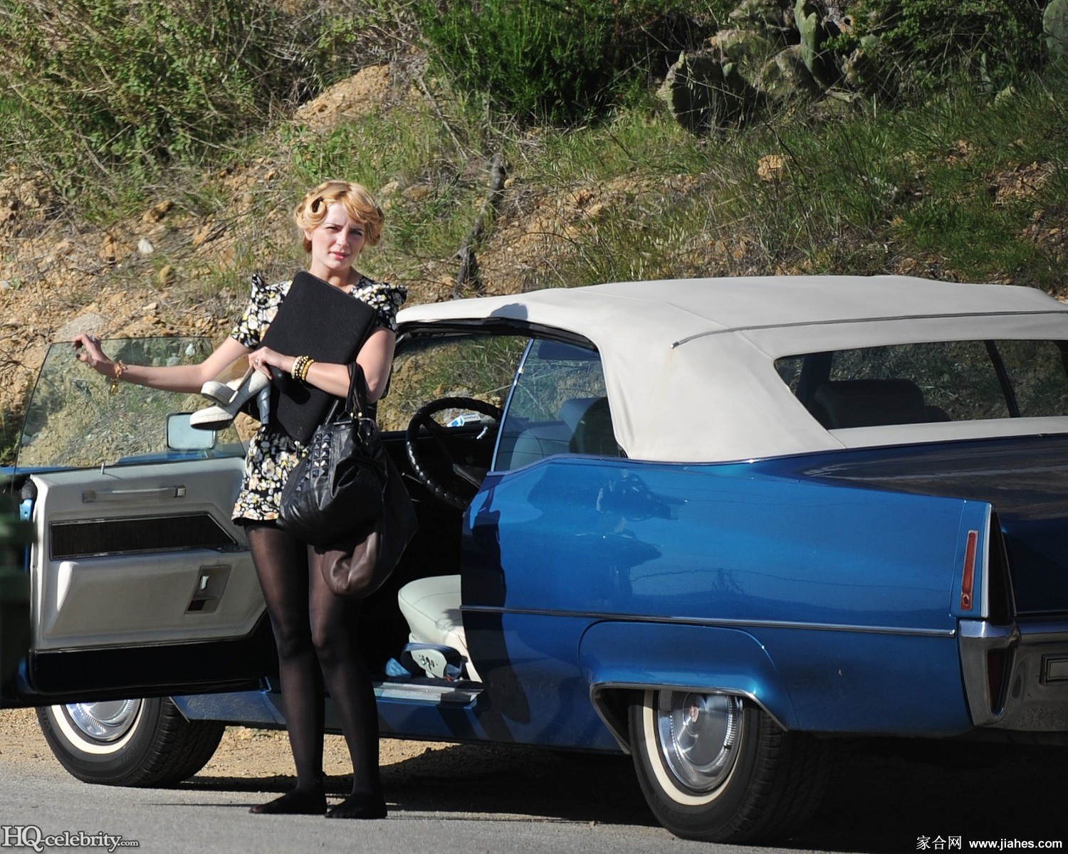 [CELEBRITY NYLON]Mischa Barton in nylon stockings,pantyhose,tights 6[9]