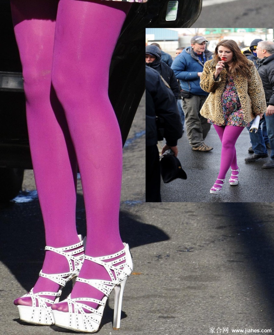 [CELEBRITY HOSIERY]Mischa Barton in nylon stockings,pantyhose,tights 10[6]