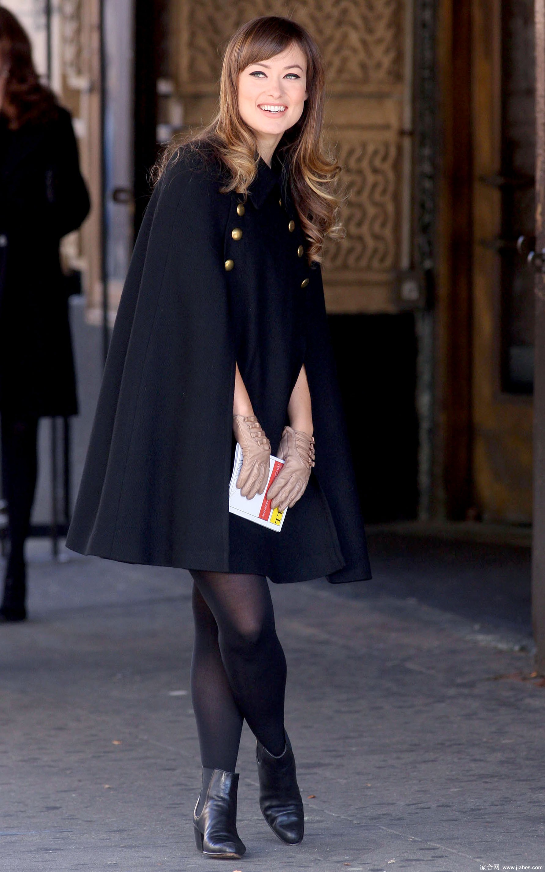 [CELEBRITY NYLON]Olivia Wilde in nylon stockings,pantyhose,tights 3[6]