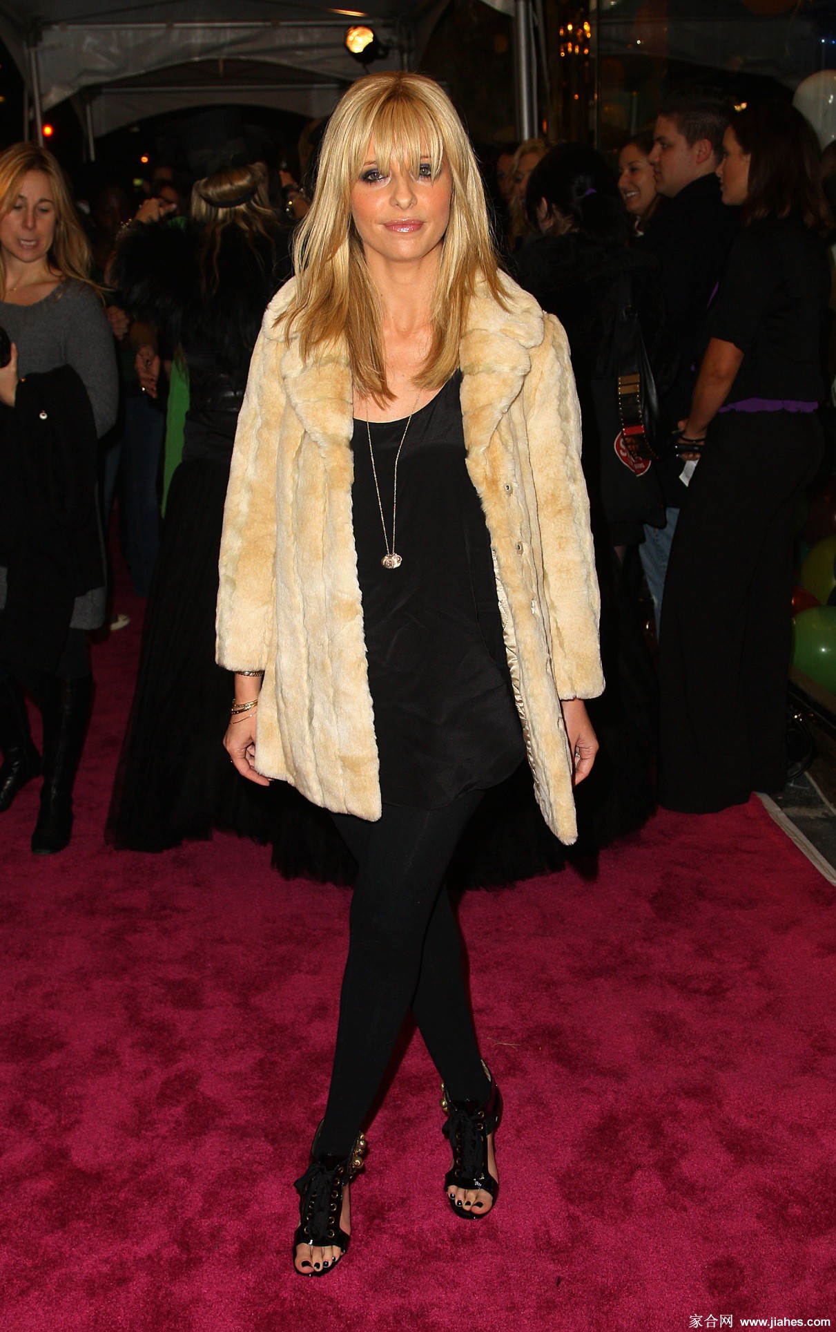 [CELEBRITY HOSIERY]Sarah Michelle Gellar in nylon stockings,pantyhose,tights 3[5]