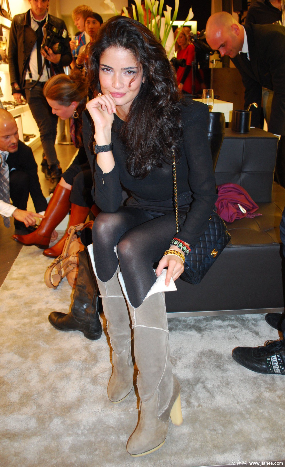 [CELEBRITY NYLON]Shermine Shahrivar in nylon stockings,pantyhose,tights[6]
