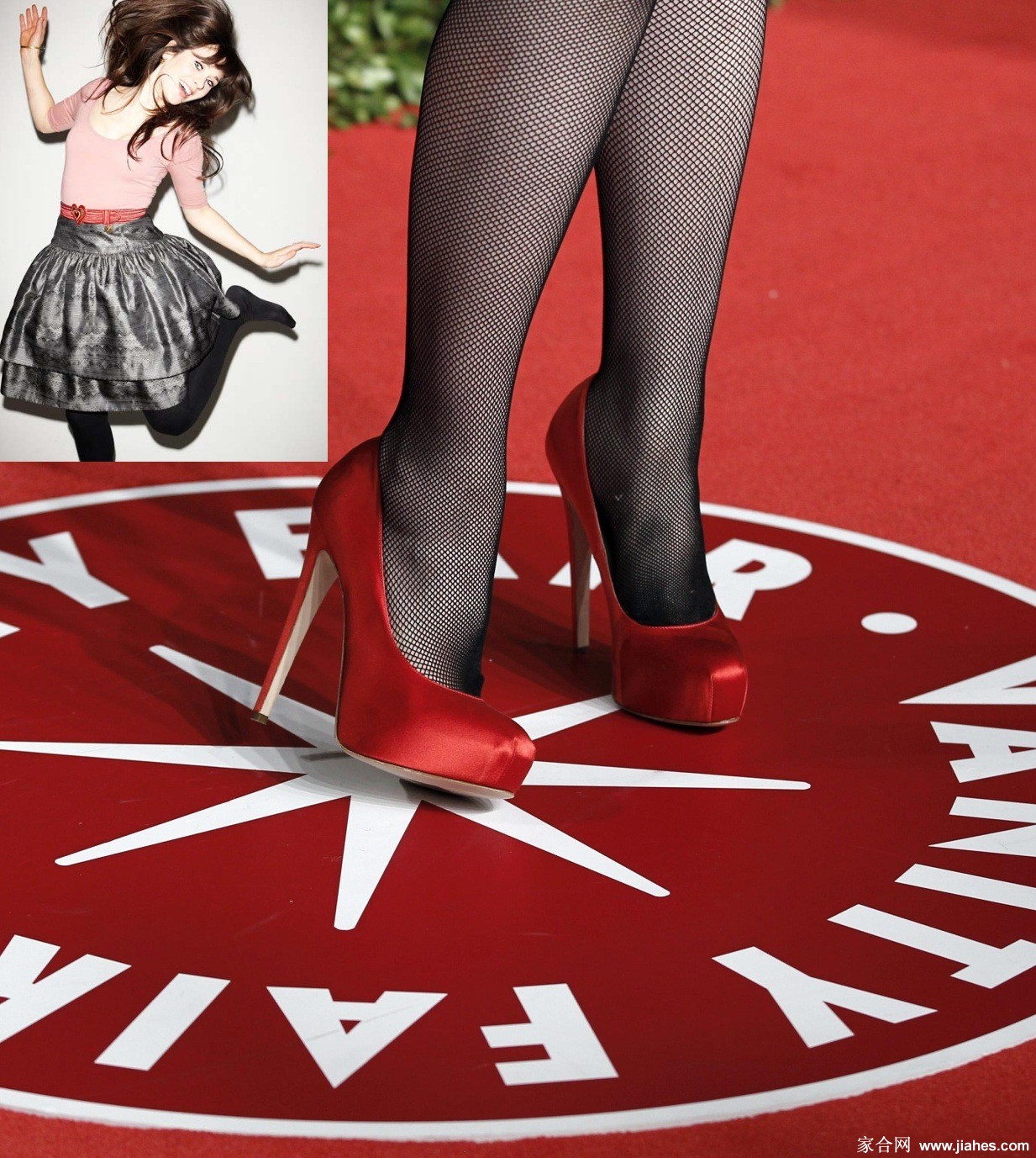 [CELEBRITY NYLON]Zooey Deschanel in nylon stockings,pantyhose,tights 22[4]