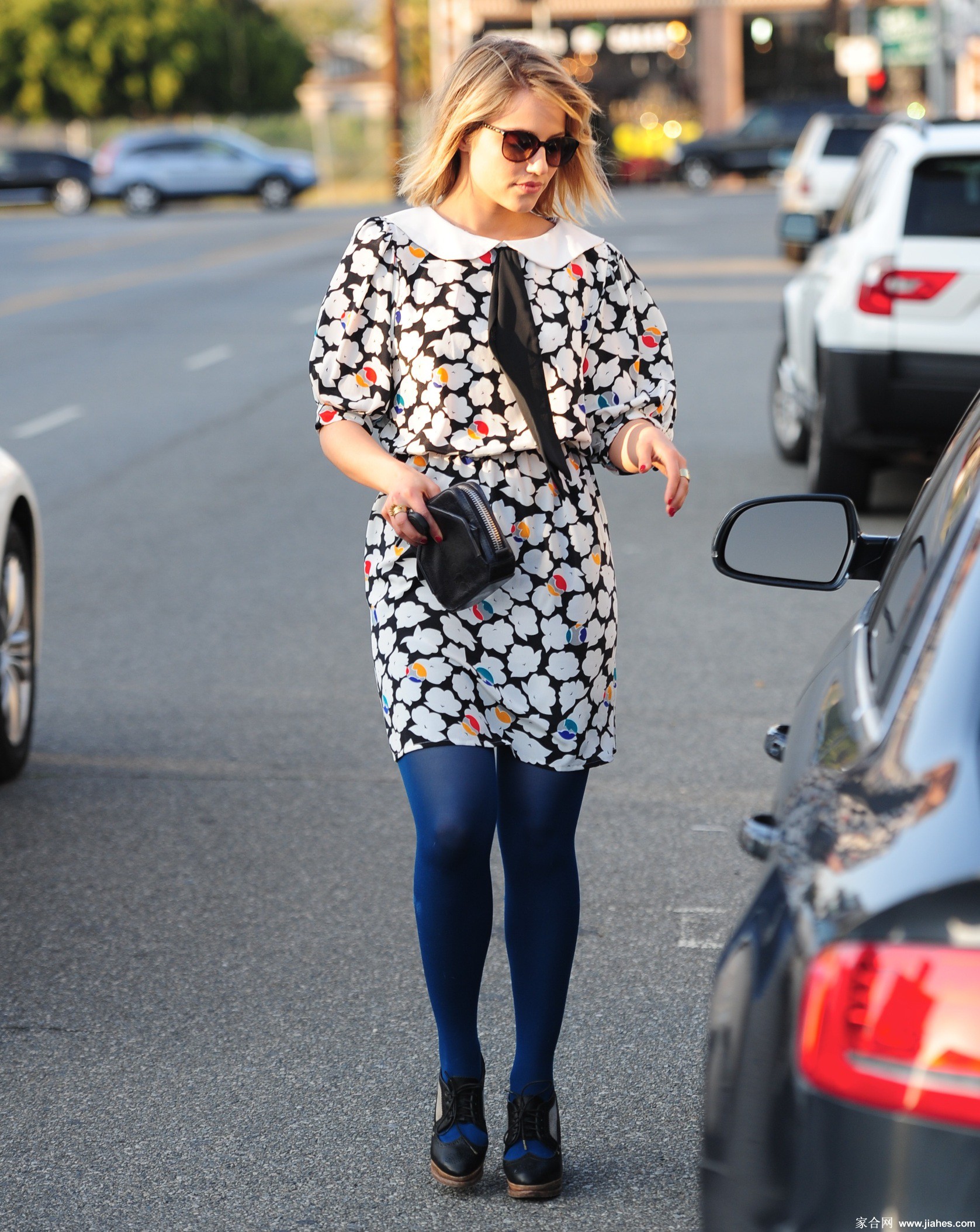 [CELEBRITY NYLON]Dianna Agron in nylon stockings,pantyhose,tights[9]