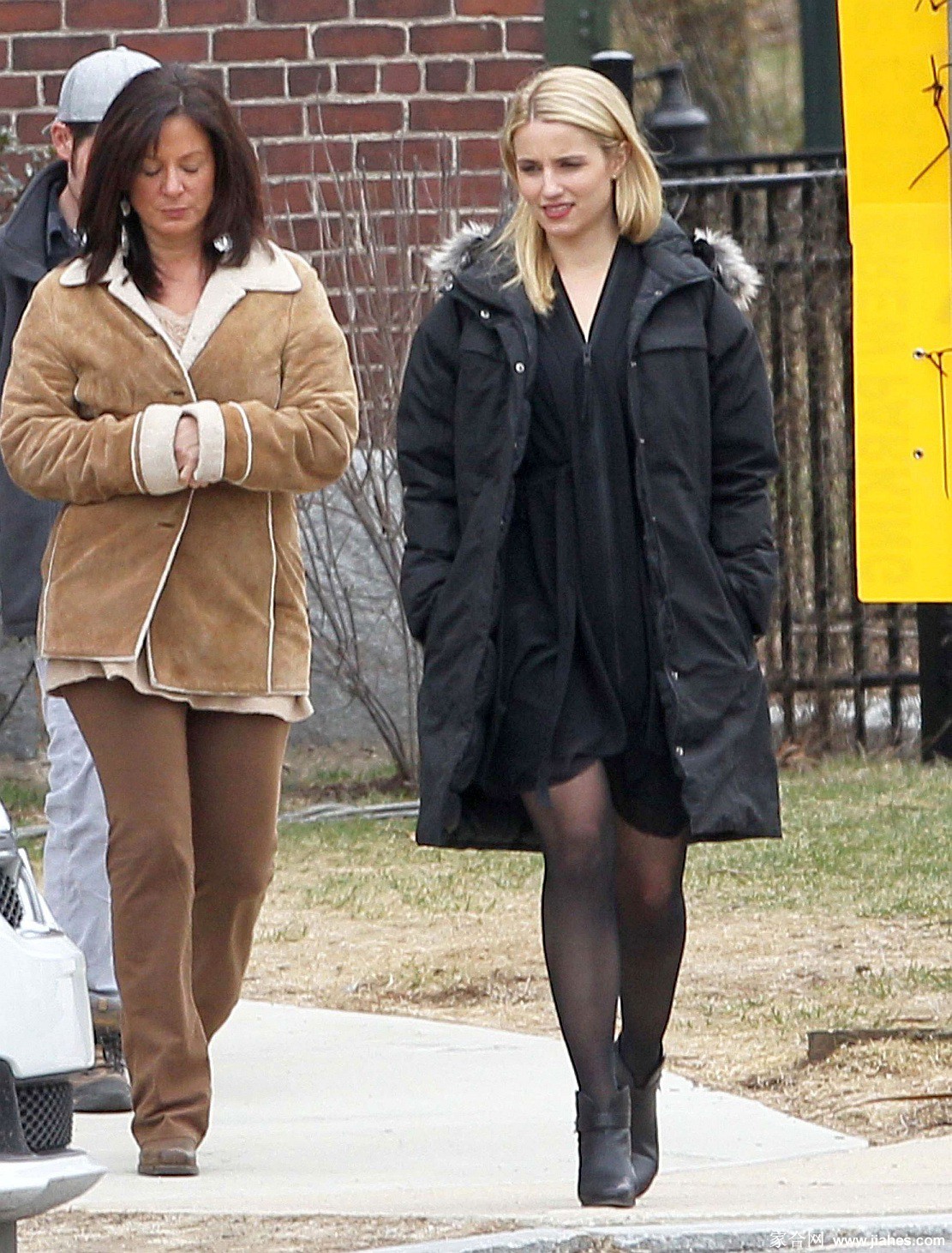 [CELEBRITY NYLON]Dianna Agron in nylon stockings,pantyhose,tights 6[9]