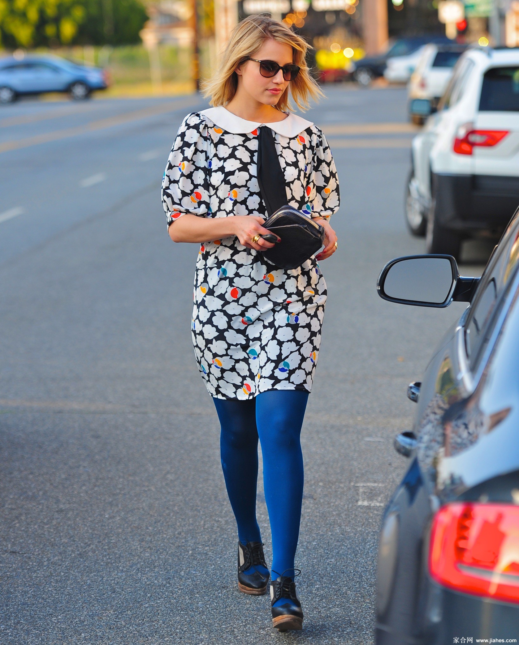 [CELEBRITY HOSIERY]Dianna Agron in nylon stockings,pantyhose,tights 7[4]