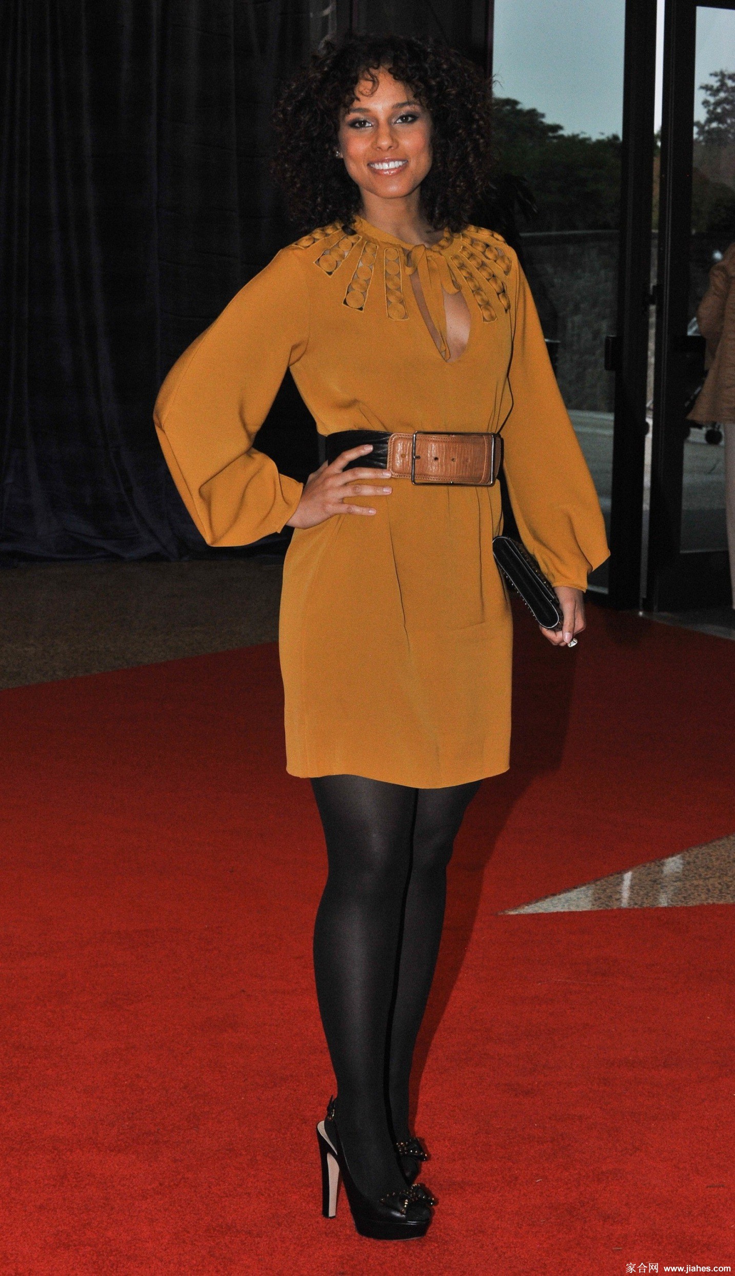 [CELEBRITY HOSIERY]Alicia Keys in nylon stockings,pantyhose,tights 2[6]