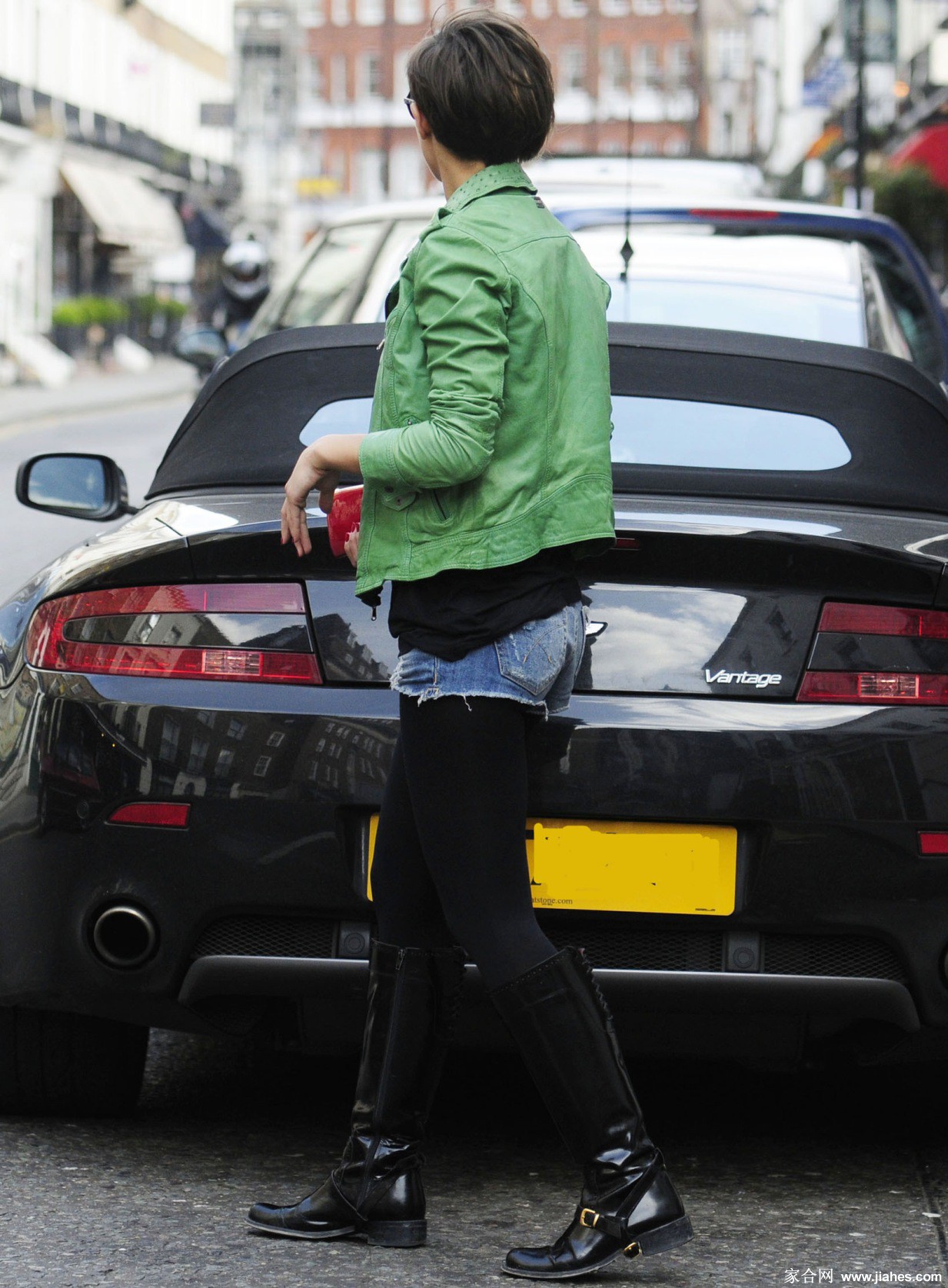 [CELEBRITY NYLON]Frankie Sandford in nylon stockings,pantyhose,tights 3[5]