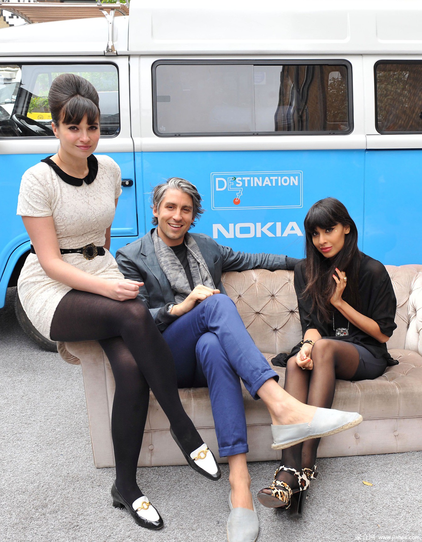 [CELEBRITY HOSIERY]Jameela Jamil in nylon stockings,pantyhose,tights[3]