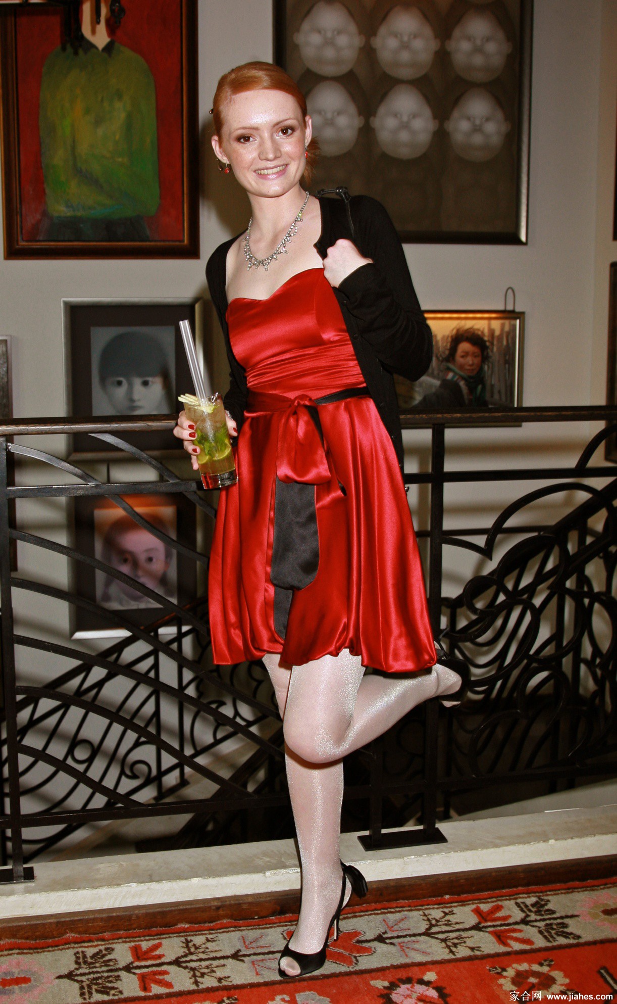 [CELEBRITY HOSIERY]Janina Stopper in nylon stockings,pantyhose,tights[3]