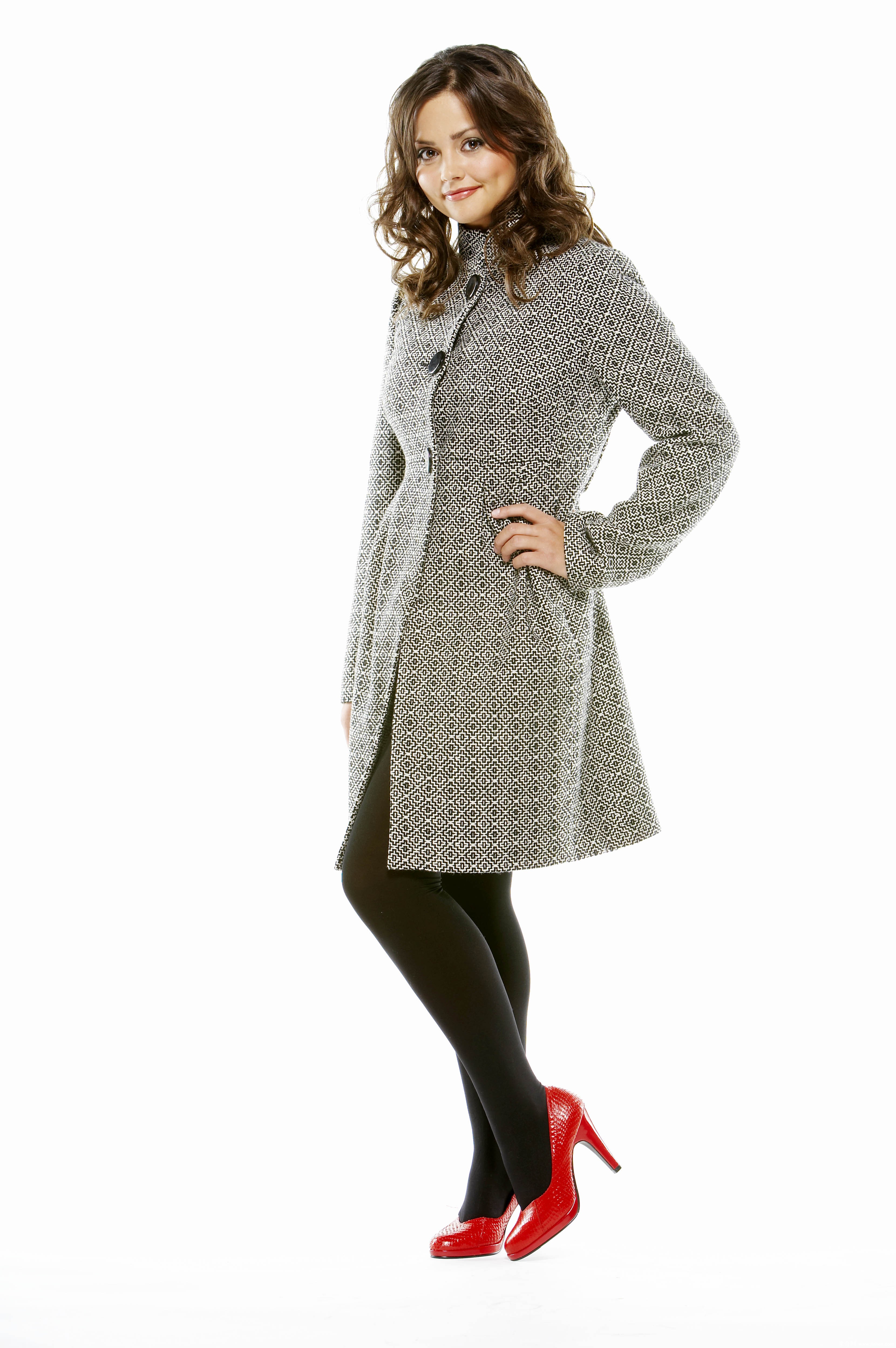 [CELEBRITY PANTYHOSE]Jenna-Louise Coleman in nylon stockings,pantyhose,tights 4[6]