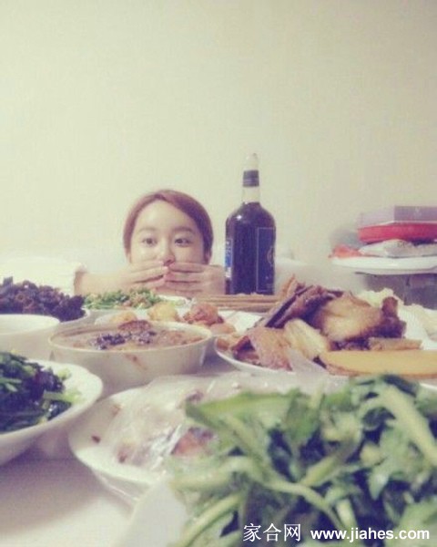 吃货杨紫晒美食[4]