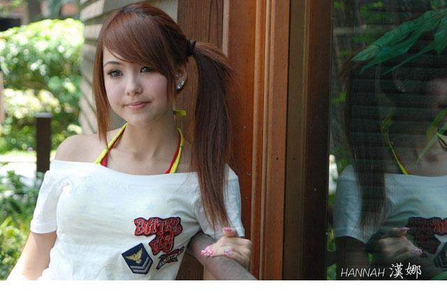 周杰伦混血嫩模女友昆凌清纯写真照片[2]