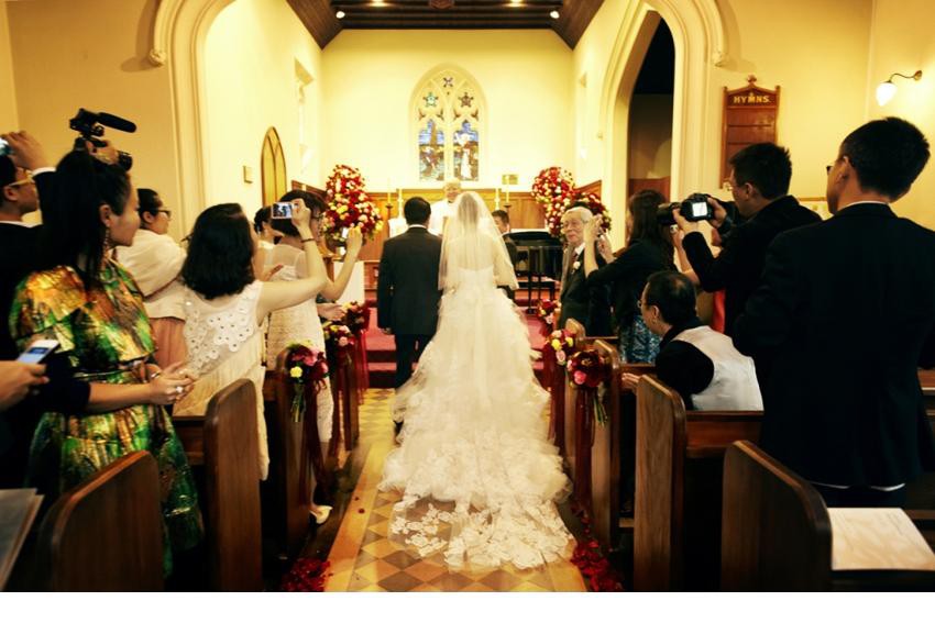 姚晨曹郁新西兰大婚 温馨婚礼现场及婚纱照曝光[4]