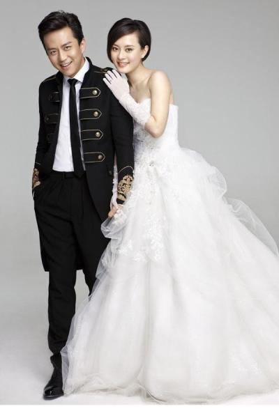 孙俪邓超婚纱照及亲密写真图片