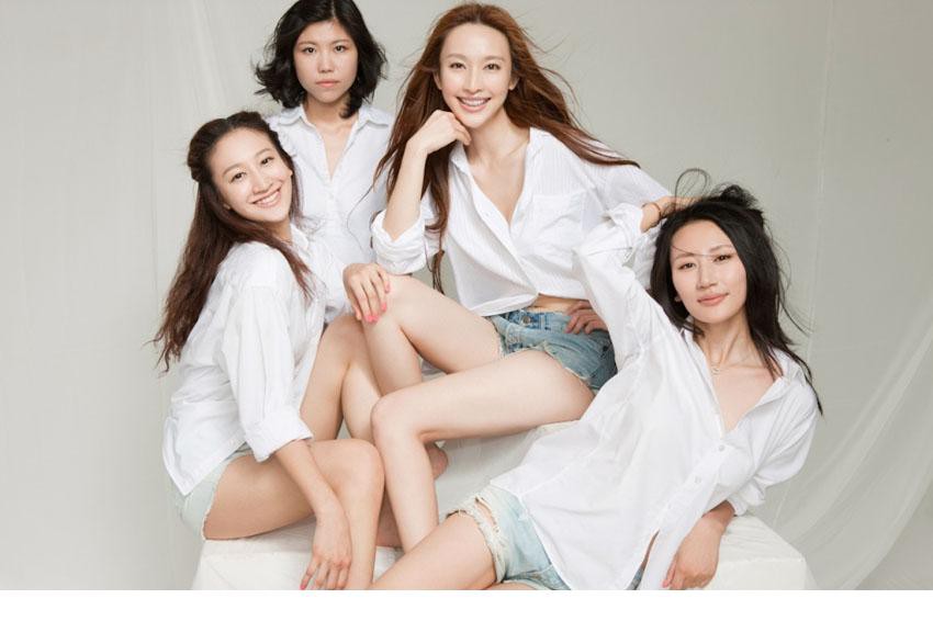 张俪青春姐妹淘私家写真 性感热裤大秀美腿[5]