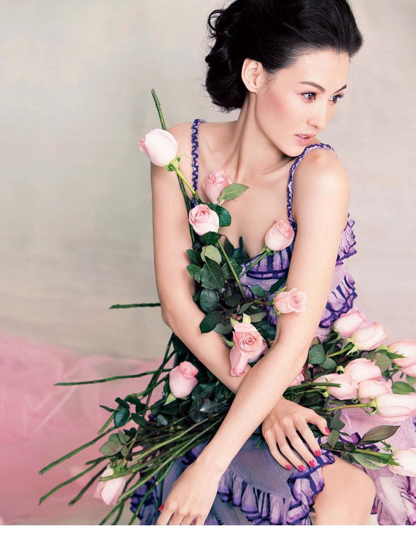 张柏芝时尚芭莎高清写真散发完美女人味[5]