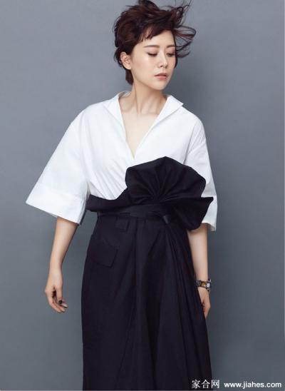 海清时尚杂志写真曝光 率性干练不失柔美