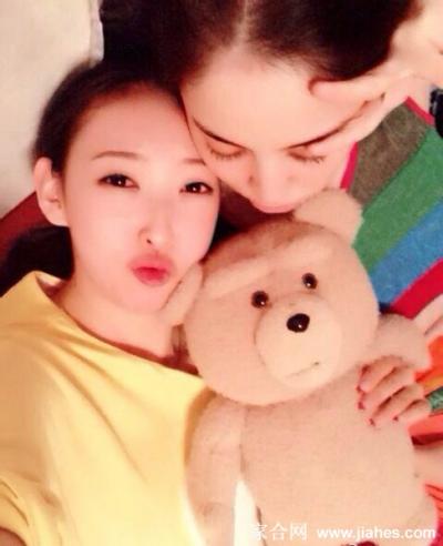 生活中的古力娜扎与她的小伙伴们