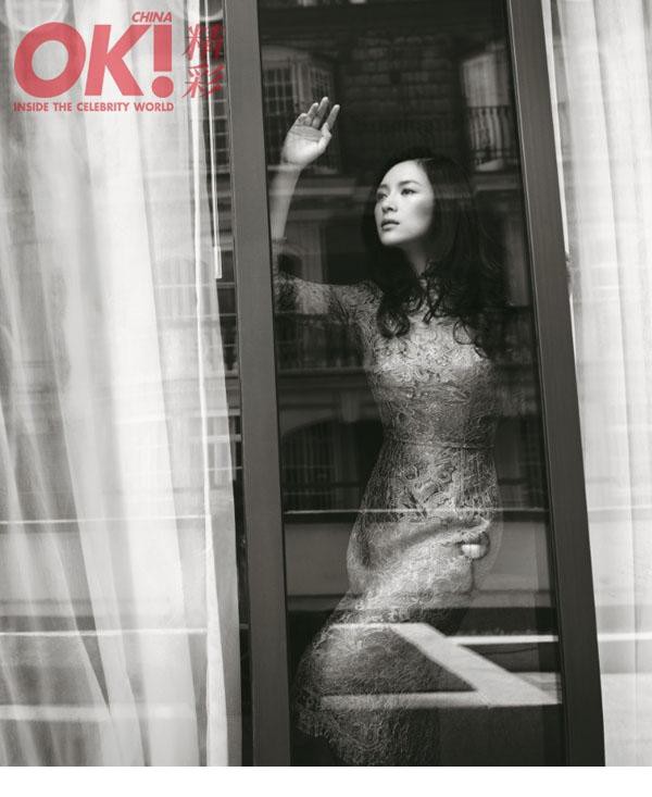 章子怡撒贝宁热恋 别样熟女魅力登《OK！精彩》封面[3]
