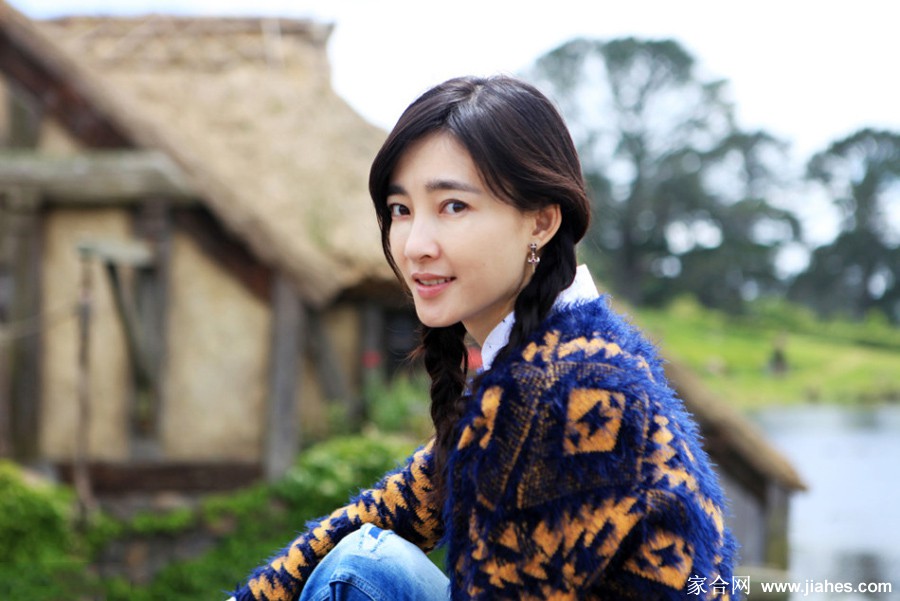 素颜女神王丽坤亮相霍比特人村[2]