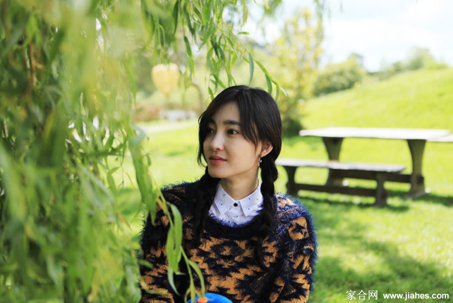 素颜女神王丽坤亮相霍比特人村[4]