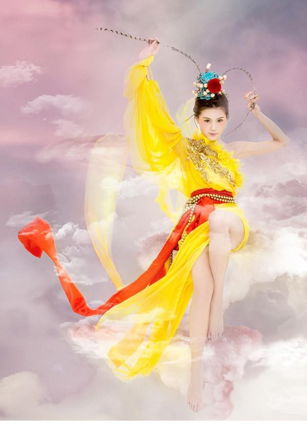 《西游-降魔篇》周秀娜美猴王写真  犀利造型娇俏可人[2]