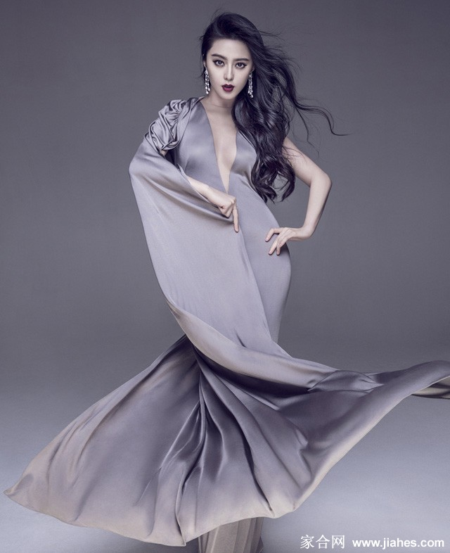 范冰冰性感美艳写真 复古红唇妩媚妖娆[2]
