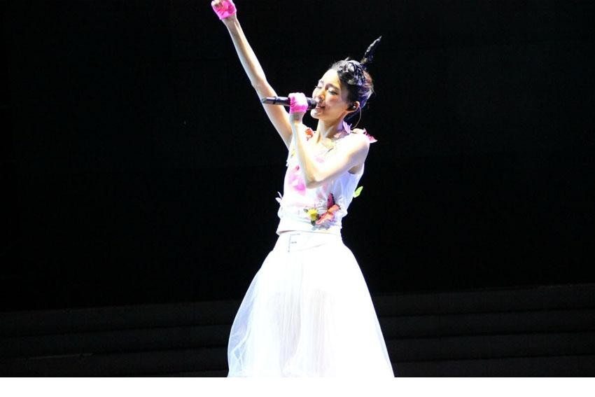 范玮琪2012演唱会高雅女王装扮 老公陈建州甜蜜献吻[4]
