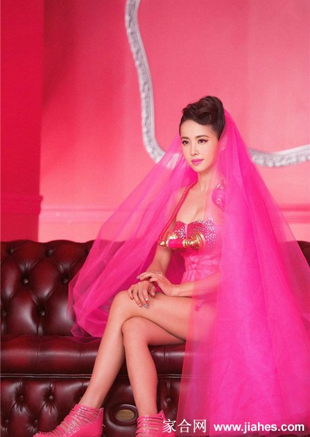 蔡依林变身粉红女郎（组图）[3]