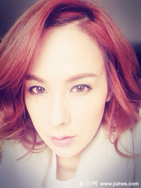 蔡妍素颜生活写真照[13]