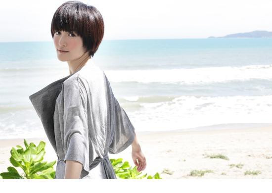 谢娜蓝色巧克力mv小清新写真[5]
