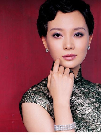 陈数旗袍装扮再现旧上海女人韵味[3]