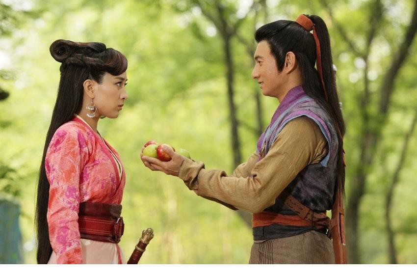 马苏《新白发魔女》最新剧照 与吴奇隆邂逅浪漫情缘[6]