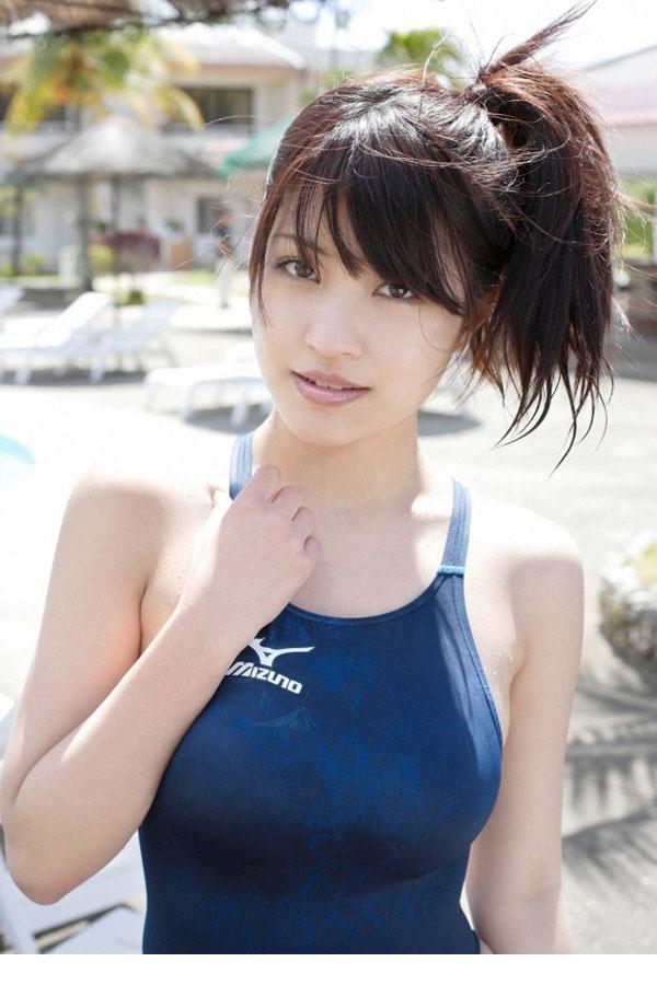 美女柏木由纪泳池比基尼写真[7]