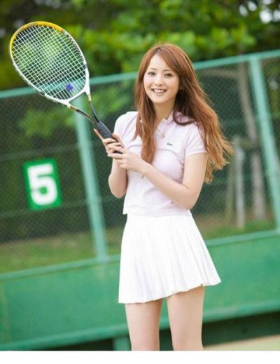 佐佐木希网球装运动写真 清纯甜美青春无敌