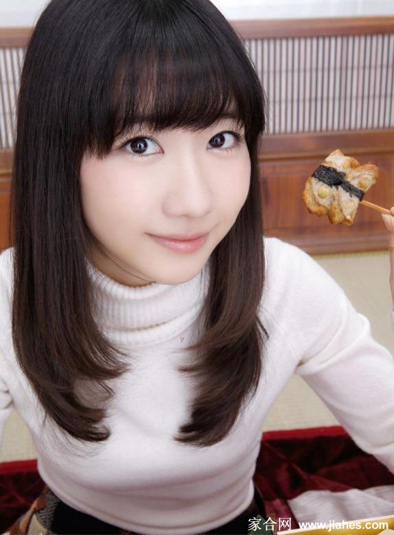 甜美美女嫩模柏木由纪写真[10]