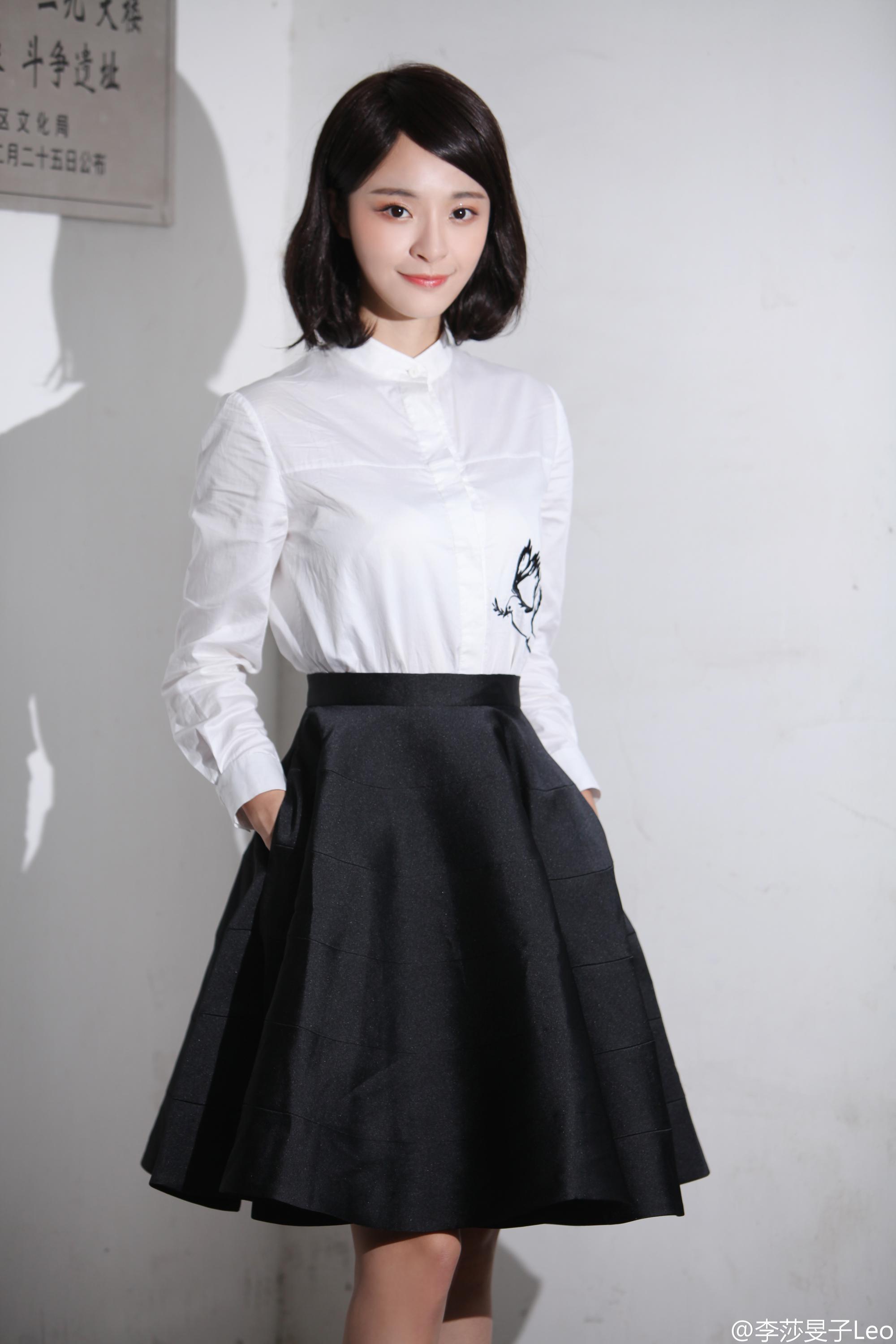 湖南卫视女主持人(主播)李莎旻子黑丝袜美腿高跟性感诱惑[14]