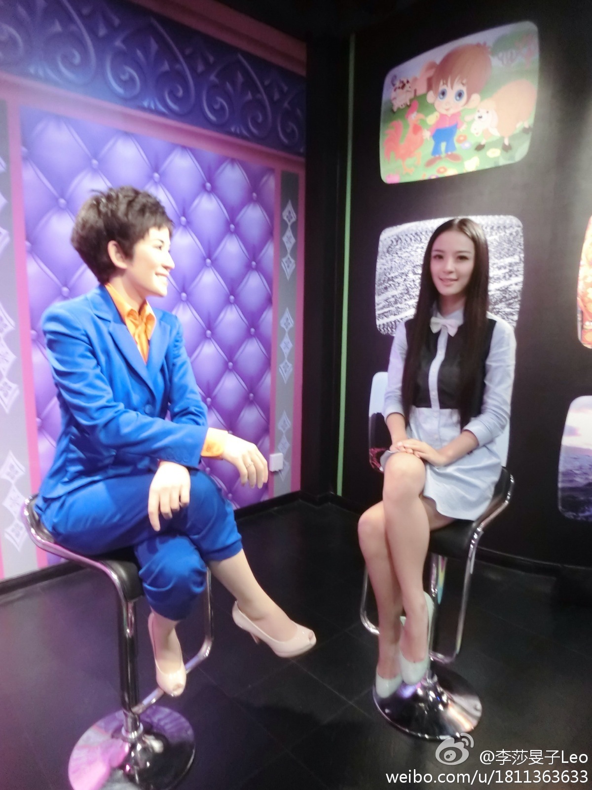 湖南卫视女主持人(主播)李莎旻子性感吊带裙丝袜美腿[14]