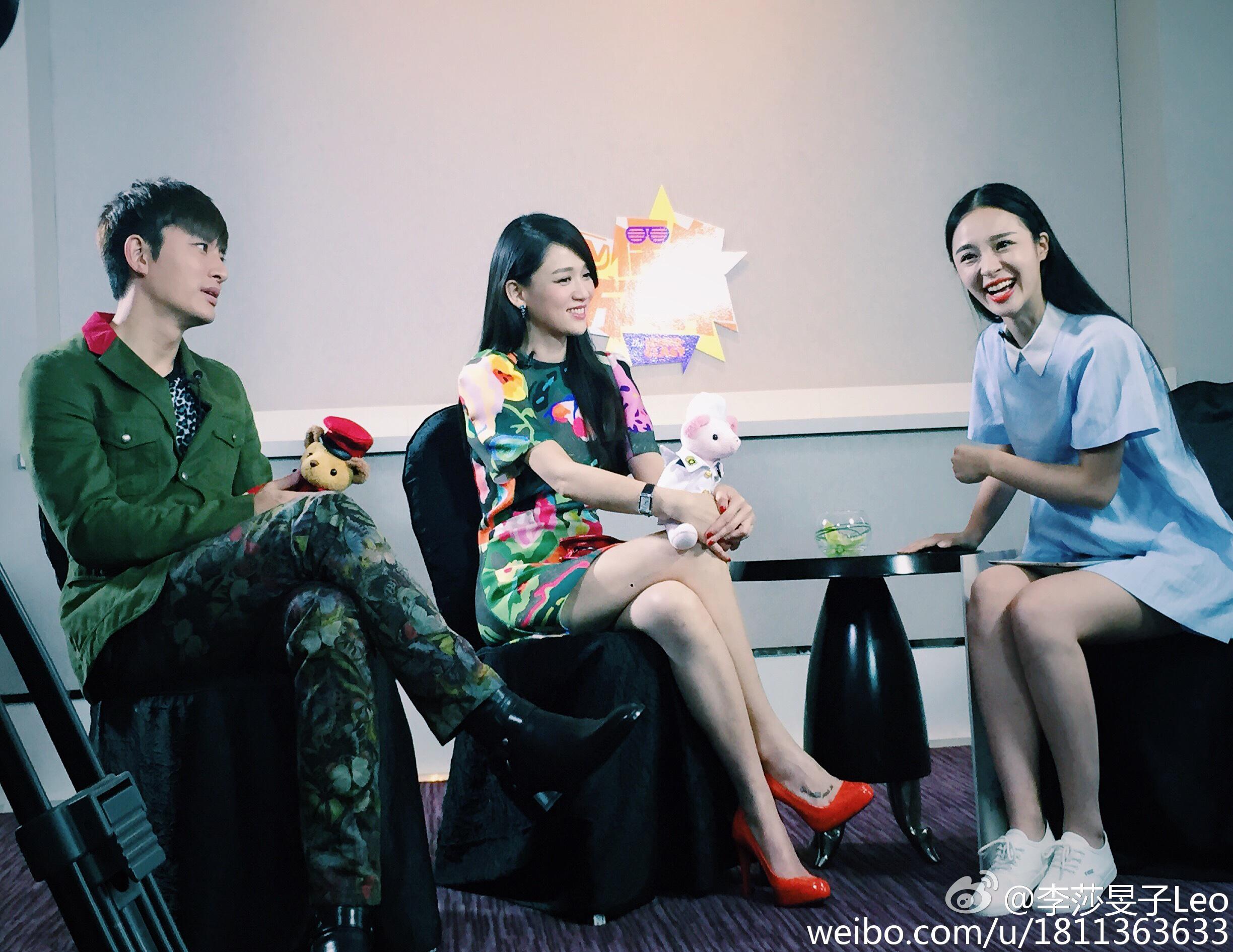 湖南卫视女主持人(主播)李莎旻子性感连衣裙肉丝美腿[11]