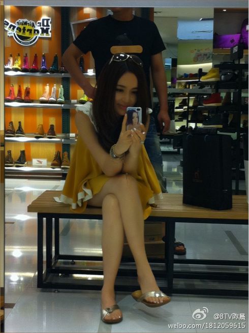 BTV女主持人陈晨丝袜美腿高跟自拍诱惑[10]