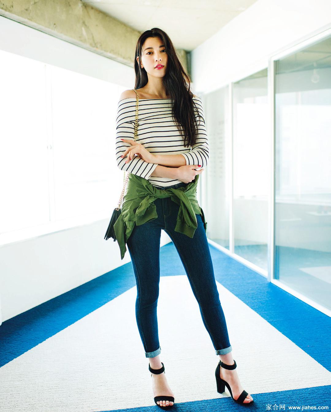 三吉彩花时尚美腿[8]