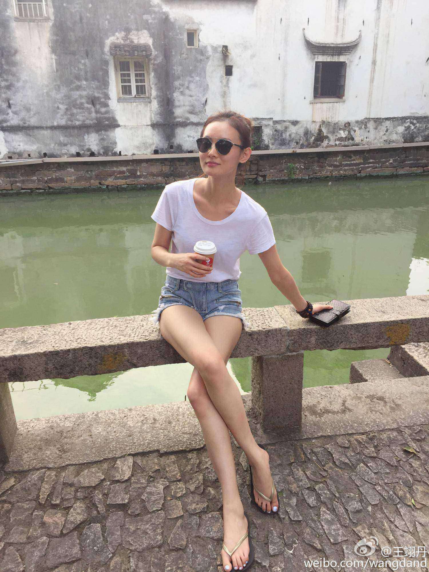 王翊丹性感大长美腿短裙丝袜高跟写真[2]