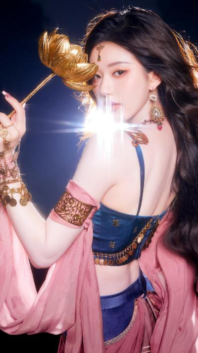 赵露思性感莲花仙女舞蹈